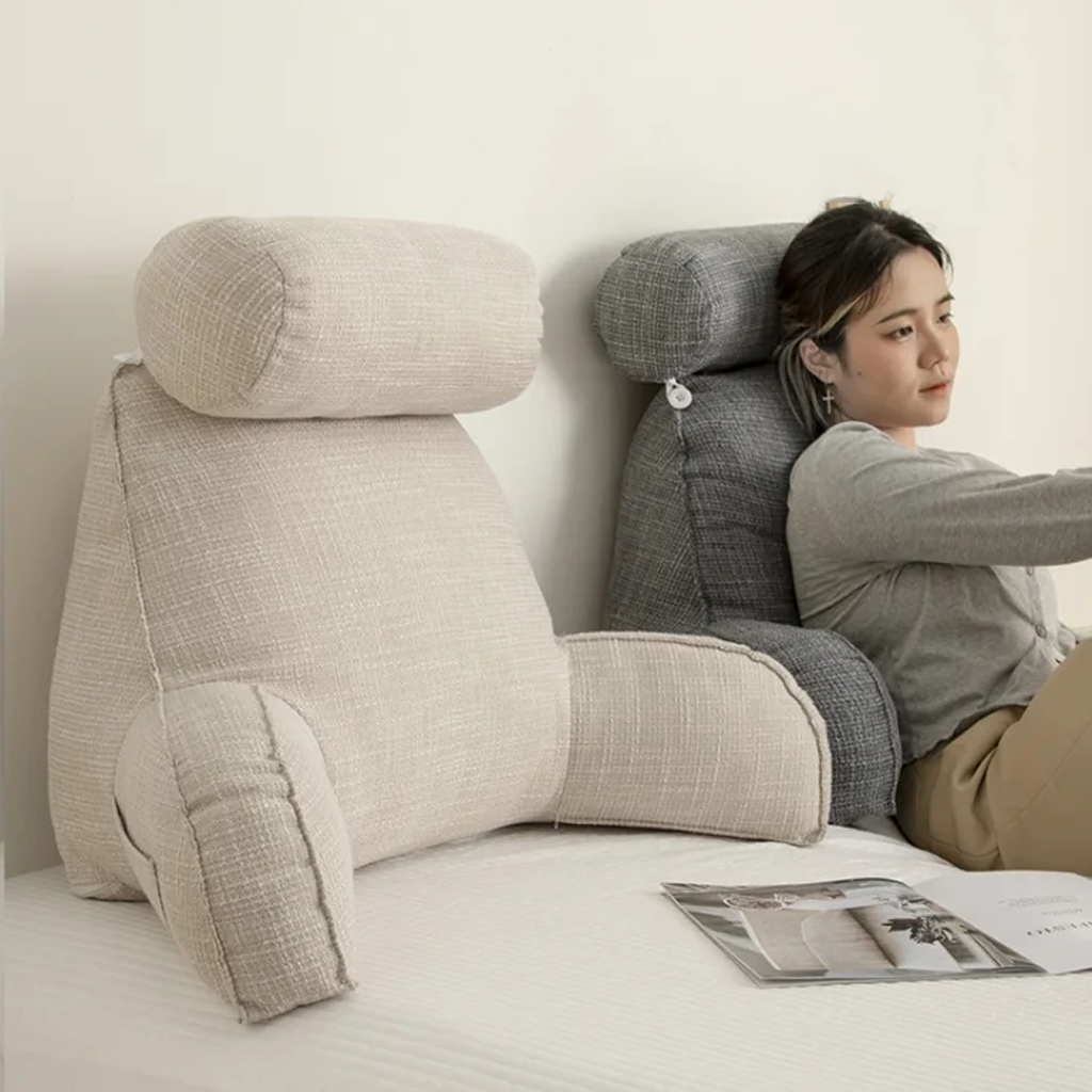 Kelio Comfort Seekers Backrest Pillow – Soft, Supportive Design for Reading