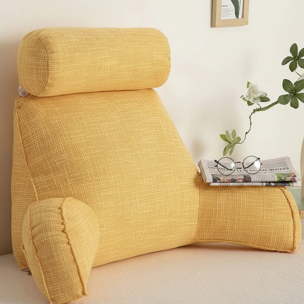 Kelio Comfort Seekers Backrest Pillow – Soft, Supportive Design for Reading
