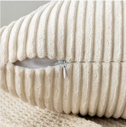 Stripe Design Corduroy Home Decorative Cushion Cover – Soft feel for Modern Spaces