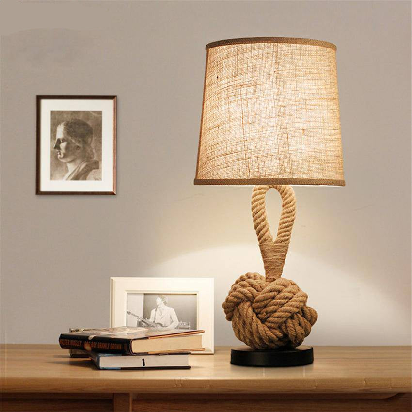 Rove Modern Bedside Lamp – Stylish Fabric Shade for Cozy Bedroom Ambiance