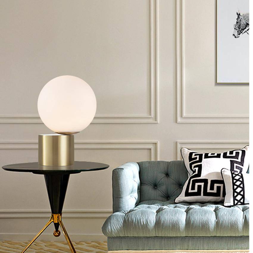 Jorissa Modern Bedroom Table Lamp – Elegant Gold Base with Soft Ambient Light