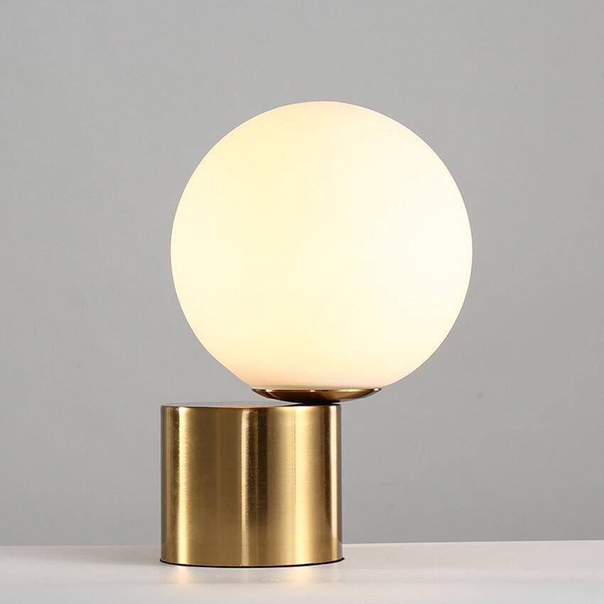 Jorissa Modern Bedroom Table Lamp – Elegant Gold Base with Soft Ambient Light