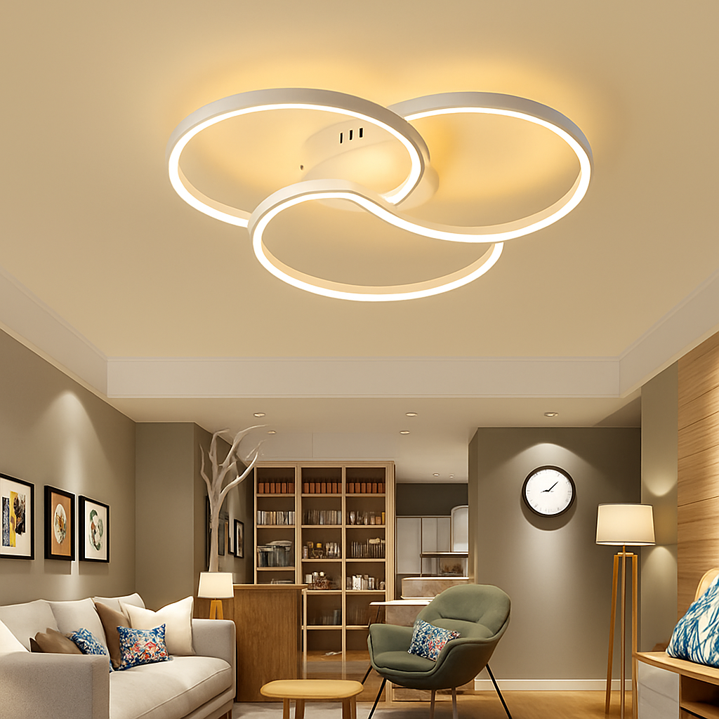 Bwart Contemporary LED Ceiling Light – Stylish Flush Mount Fixture for Modern Spaces