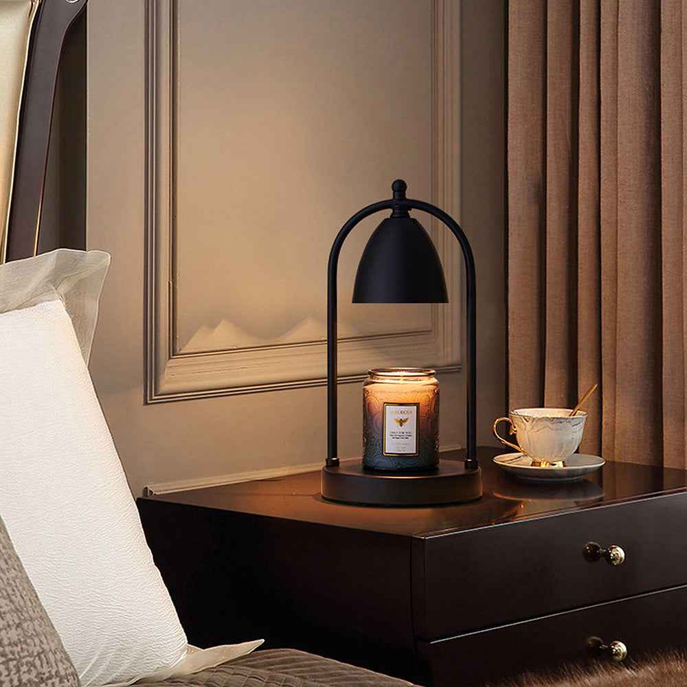 Candleton Elegant Iron Warming Lamp – Dimmable Timer for Safe Aromatherapy