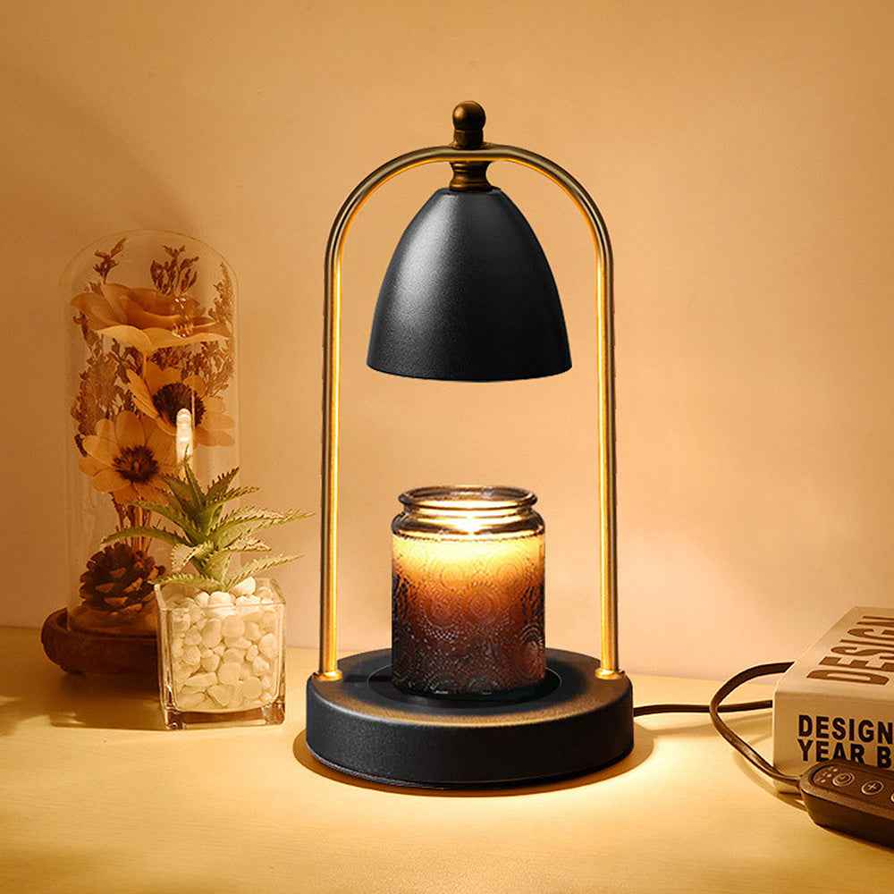 Candleton Elegant Iron Warming Lamp – Dimmable Timer for Safe Aromatherapy