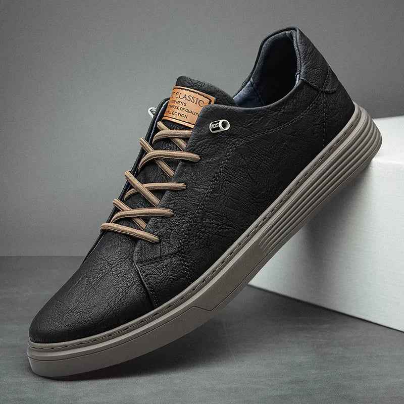 Callan Men's Sneakers – Durable Faux Leather with All-Day Cushion Support