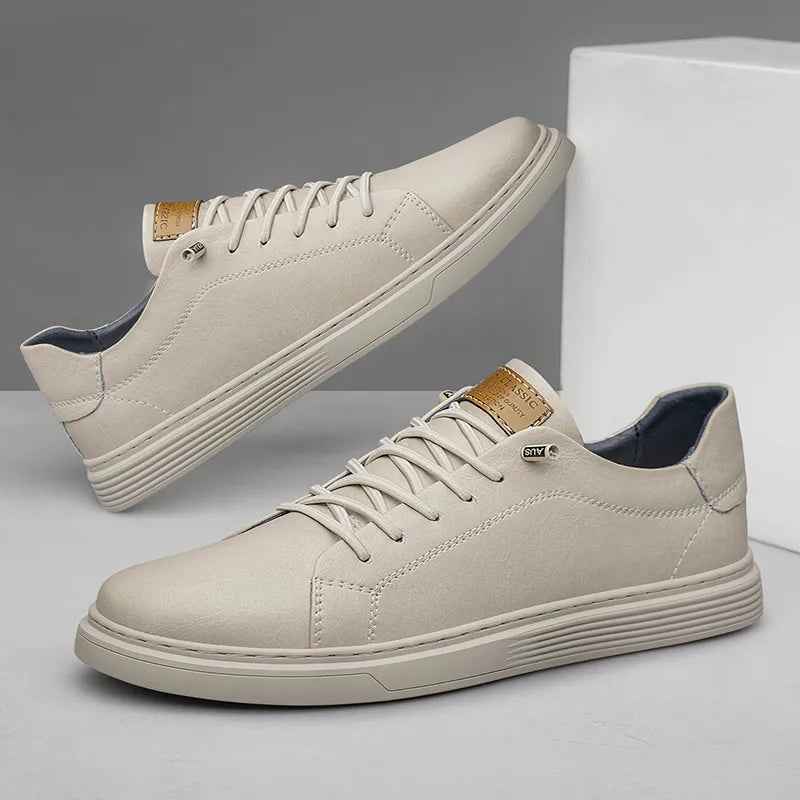 Callan Men's Sneakers – Durable Faux Leather with All-Day Cushion Support