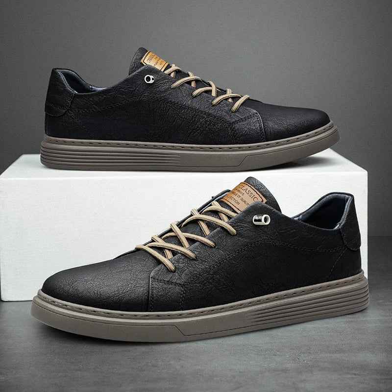 Callan Men's Sneakers – Durable Faux Leather with All-Day Cushion Support