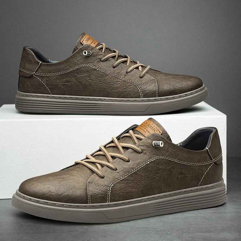 Callan Men's Sneakers – Durable Faux Leather with All-Day Cushion Support