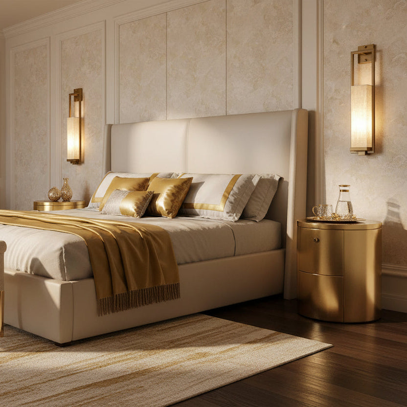 Cascading Chinese Wall Lamp – Elegant Fabric Sconce for Cozy Spaces