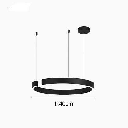 Celino Modern Black Pendant Light – Stylish LED Fixture for Elegant Home Decor