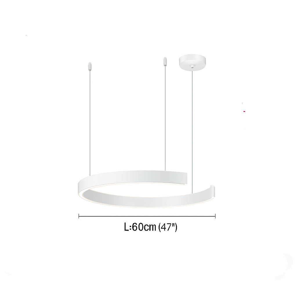 Celino Modern Black Pendant Light – Stylish LED Fixture for Elegant Home Decor