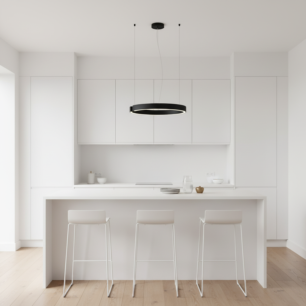 Celino Modern Black Pendant Light – Stylish LED Fixture for Elegant Home Decor