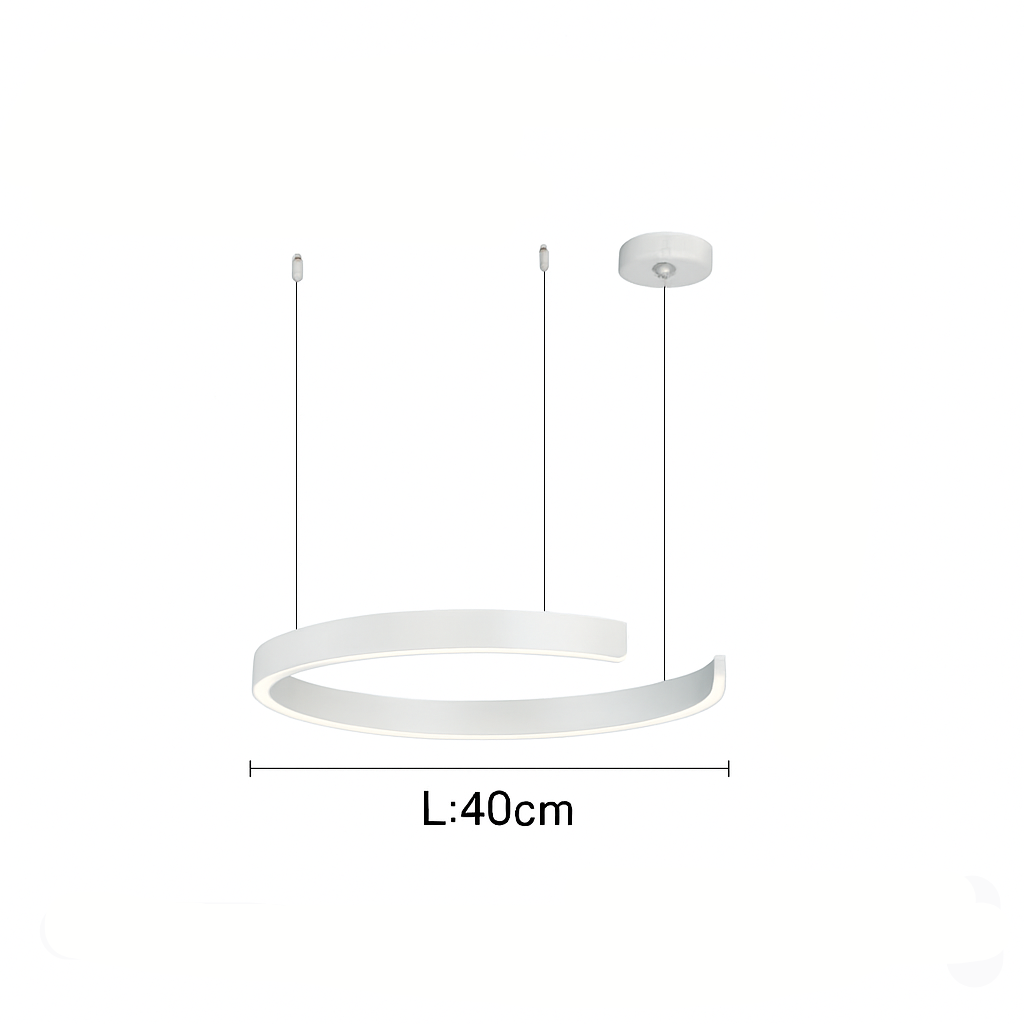 Celino Modern Black Pendant Light – Stylish LED Fixture for Elegant Home Decor