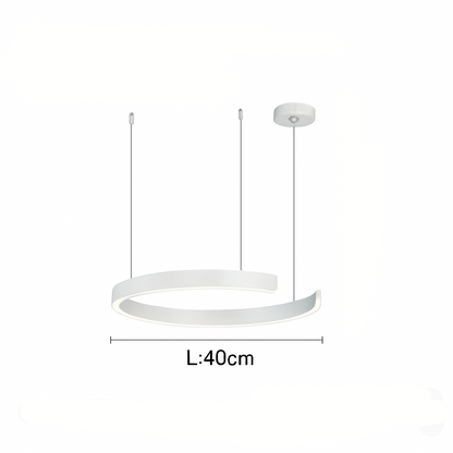Celino Modern Black Pendant Light – Stylish LED Fixture for Elegant Home Decor