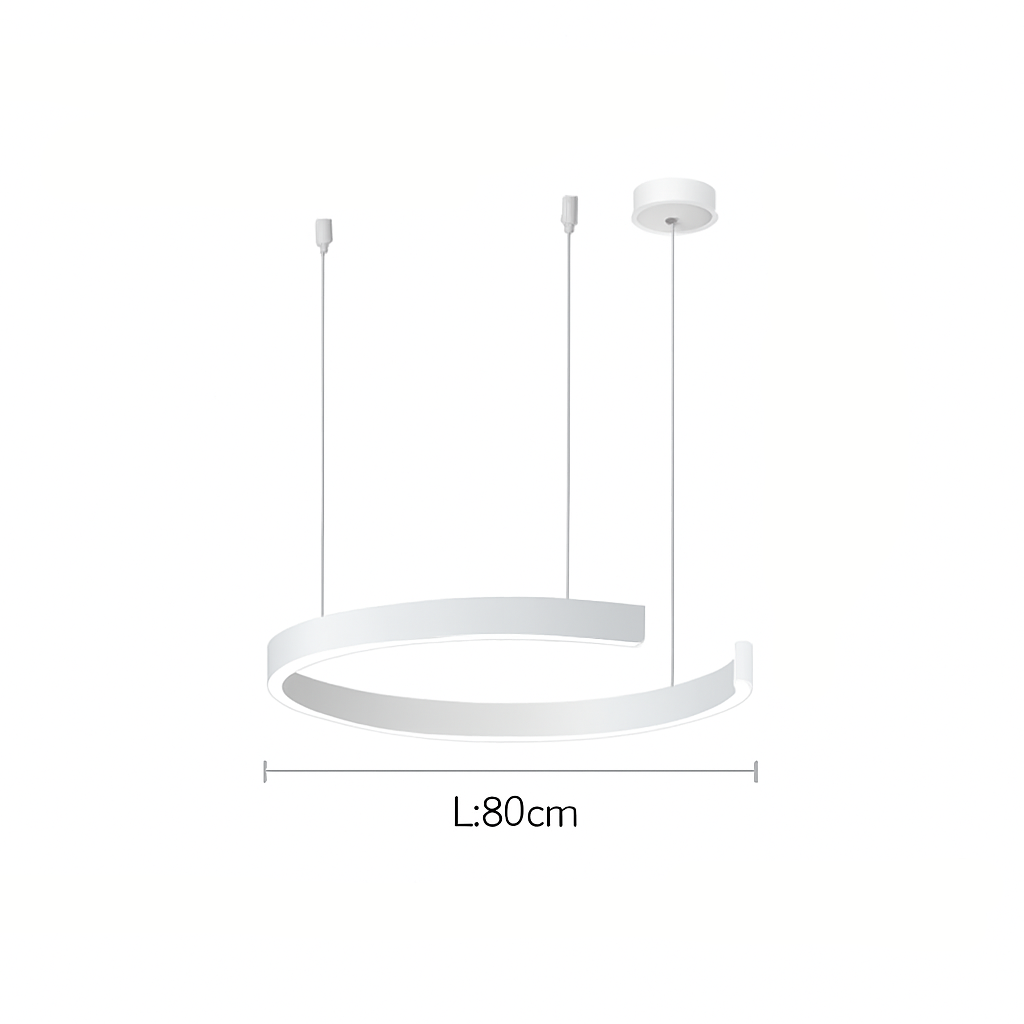 Celino Modern Black Pendant Light – Stylish LED Fixture for Elegant Home Decor
