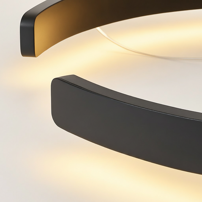 Celino Modern Black Pendant Light – Stylish LED Fixture for Elegant Home Decor