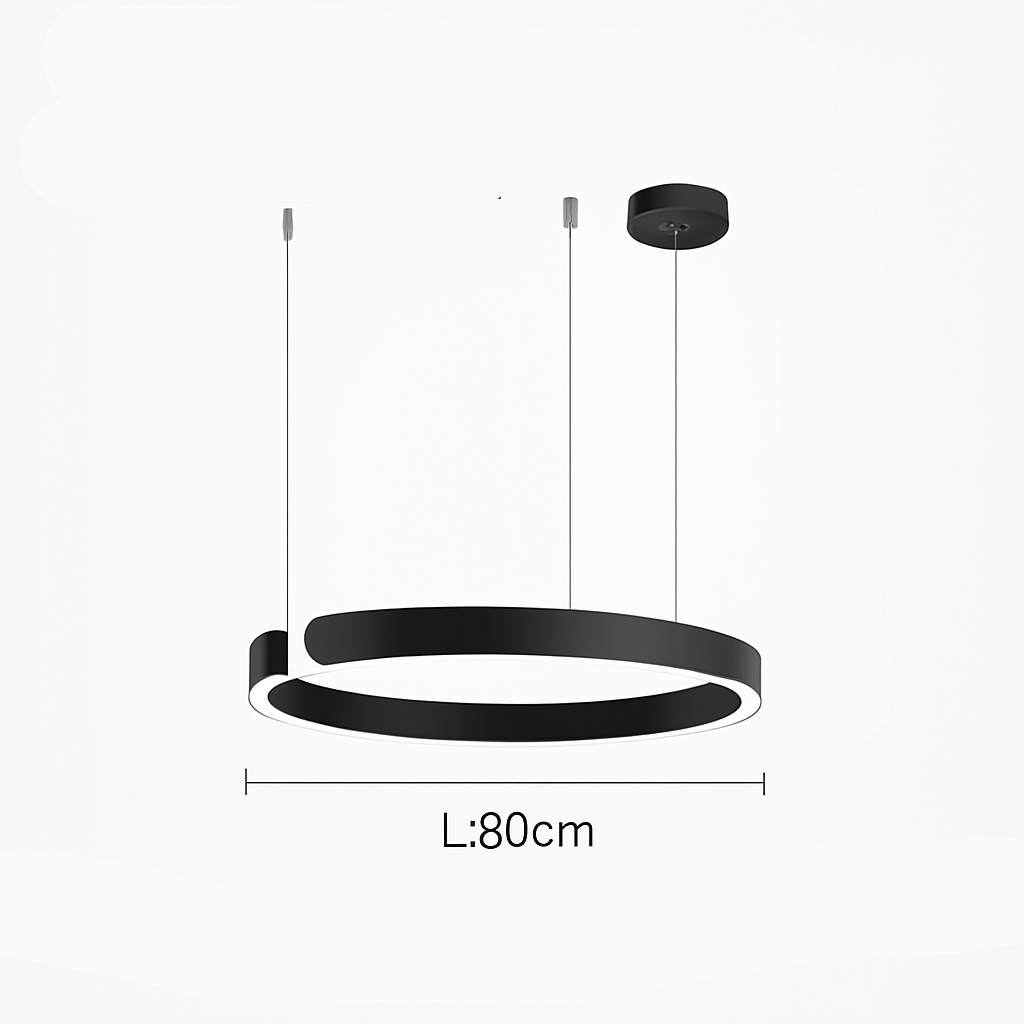 Celino Modern Black Pendant Light – Stylish LED Fixture for Elegant Home Decor