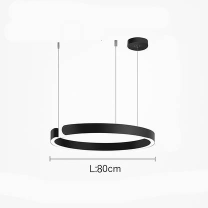 Celino Modern Black Pendant Light – Stylish LED Fixture for Elegant Home Decor