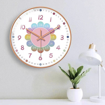 Soria Learning Clock – Vibrant Non-Ticking Time Tool for Fun Education