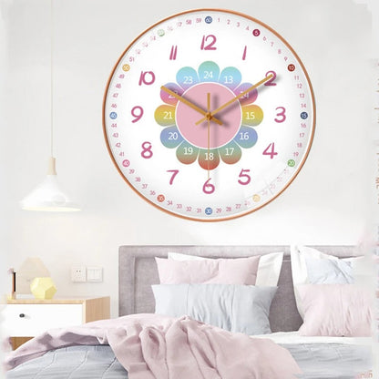 Soria Learning Clock – Vibrant Non-Ticking Time Tool for Fun Education