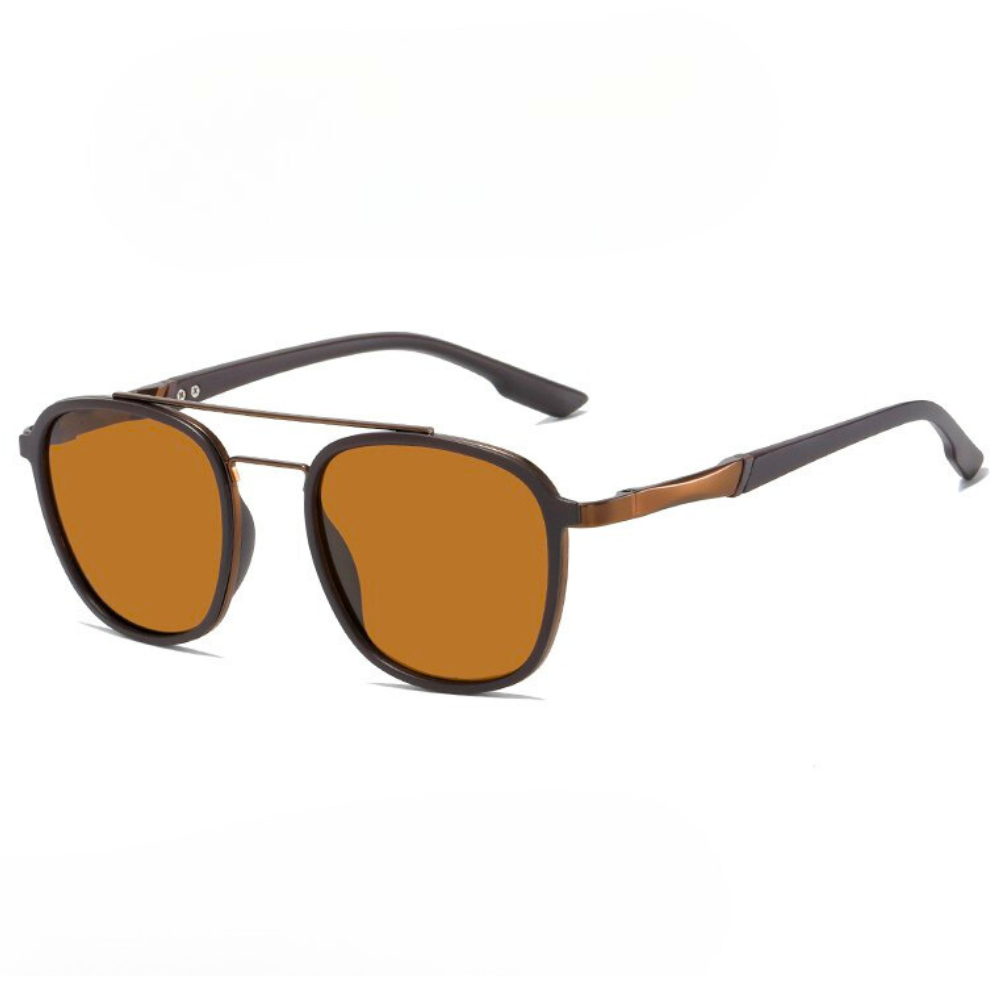 Tova Men’s Vintage Aviator Sunglasses – Polarized UV Protection for Sunny Days