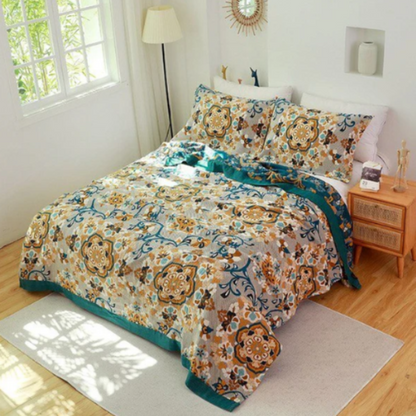 Coco Cozy Cotton Throw – Scandinavian Style Blanket for Relaxation and Warmth