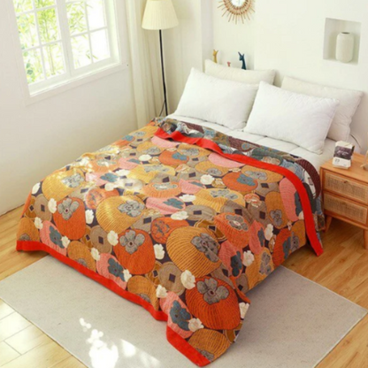 Coco Cozy Cotton Throw – Scandinavian Style Blanket for Relaxation and Warmth