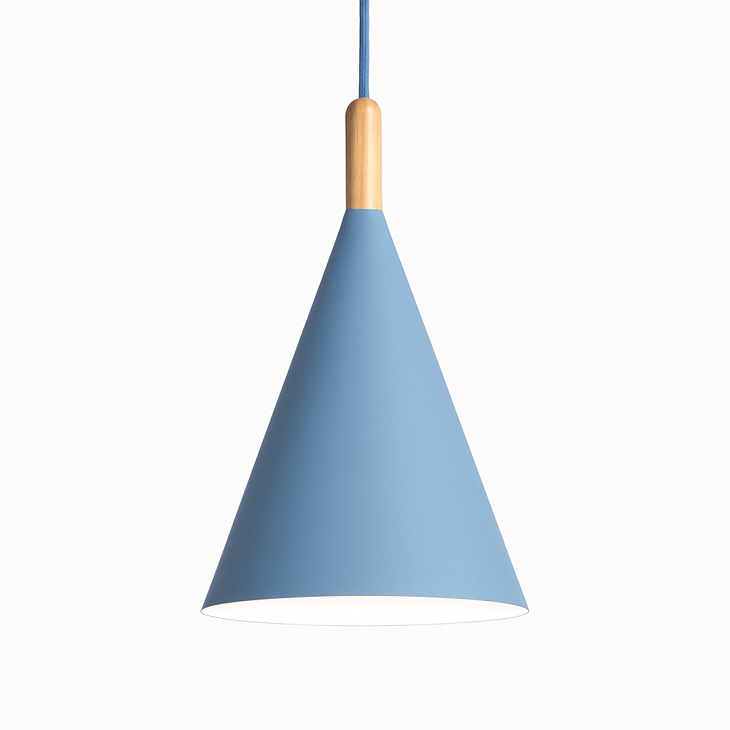 Corvian Modern Pendant Light – Stylish Metal and Wood Design for Home