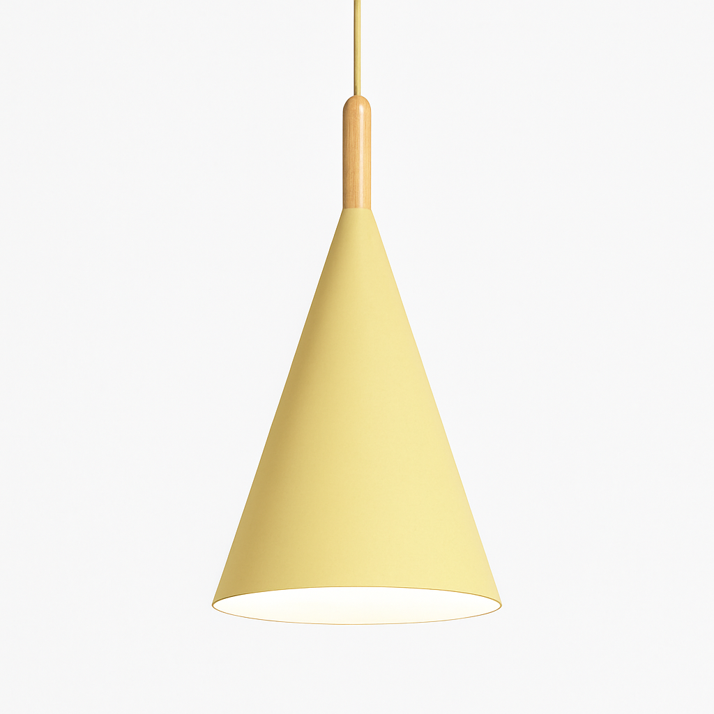 Corvian Modern Pendant Light – Stylish Metal and Wood Design for Home