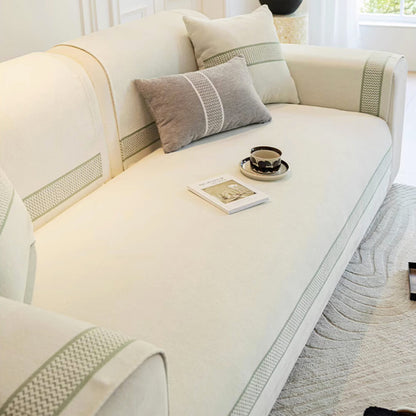 Covo Sofa Covers for Homeowners – Elegant Chenille Slipcover with Scratch Resistance