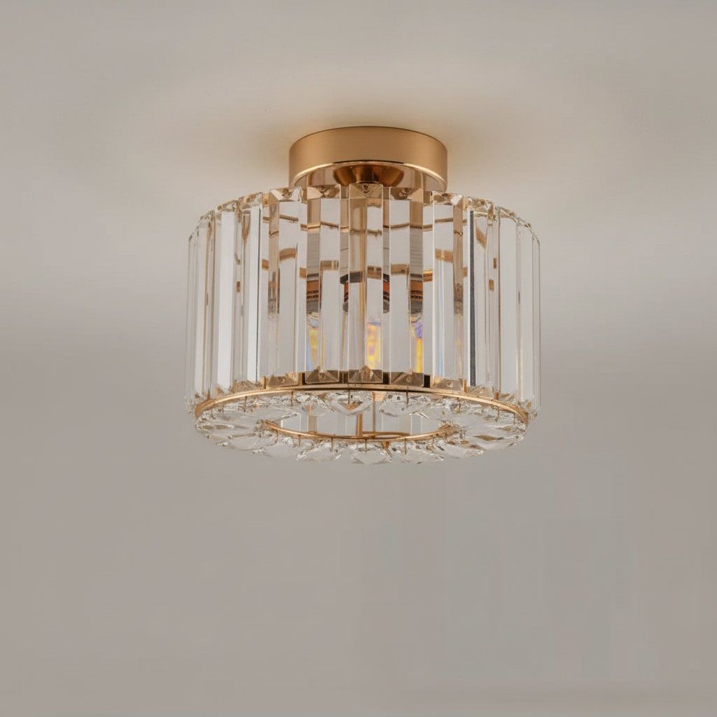 Cris Elegant Flush Mount Ceiling Light – Stunning Crystal Design for Any Room