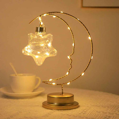 Crescent  Decorative Lights – Elegant Battery-Operated Ambiance