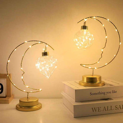 Crescent  Decorative Lights – Elegant Battery-Operated Ambiance
