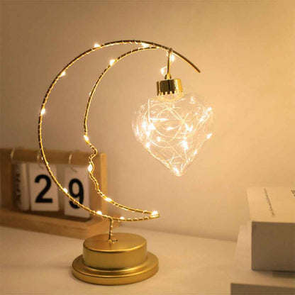 Crescent  Decorative Lights – Elegant Battery-Operated Ambiance