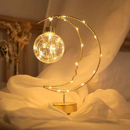 Crescent  Decorative Lights – Elegant Battery-Operated Ambiance