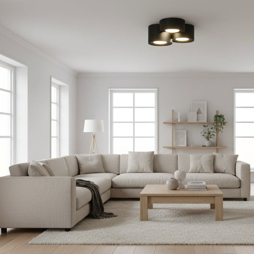 Elyra Cylindrical LED Ceiling Light Fixture – Minimalist Design for Modern Homes