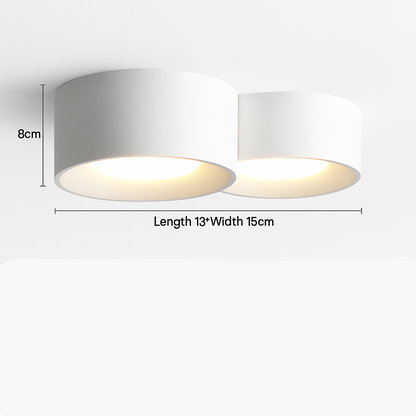 Elyra Cylindrical LED Ceiling Light Fixture – Minimalist Design for Modern Homes