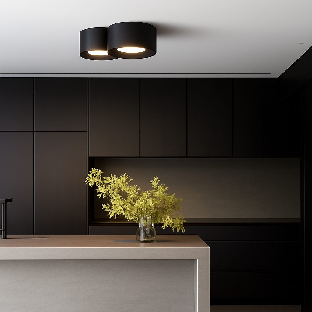 Elyra Cylindrical LED Ceiling Light Fixture – Minimalist Design for Modern Homes