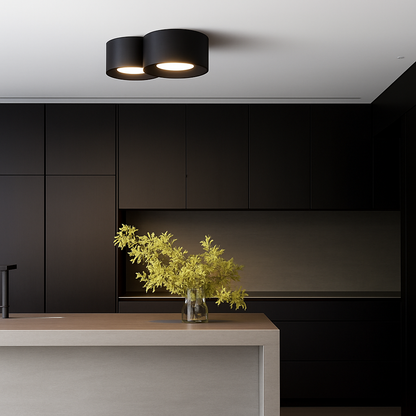 Elyra Cylindrical LED Ceiling Light Fixture – Minimalist Design for Modern Homes