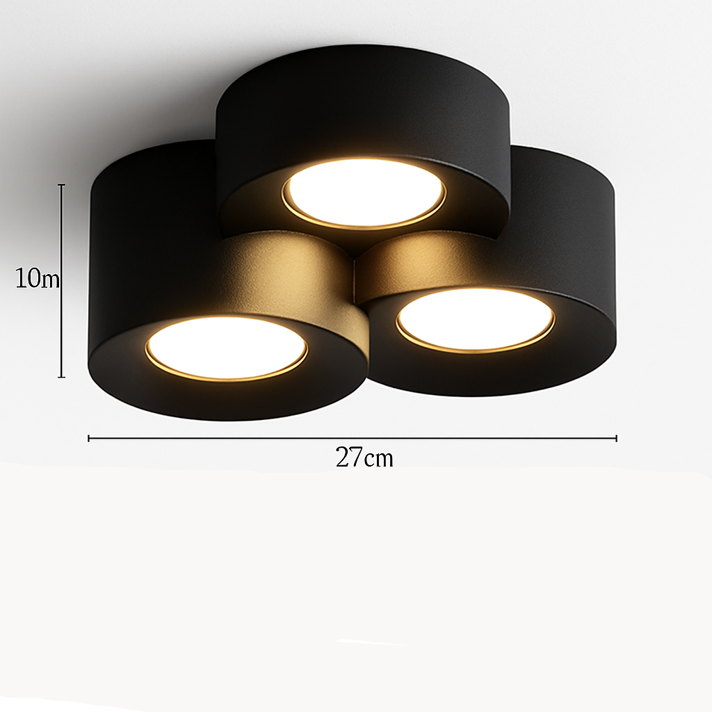 Elyra Cylindrical LED Ceiling Light Fixture – Minimalist Design for Modern Homes