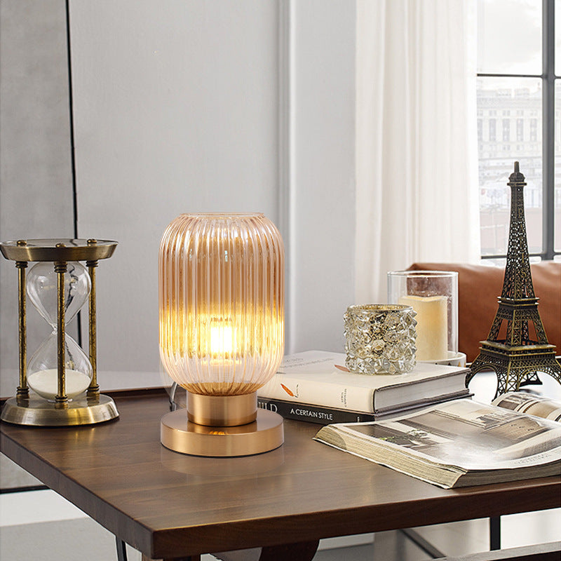 Cirel Cylindrical Table Lamp for Modern Spaces – Stylish Design for Bedroom and Living Room