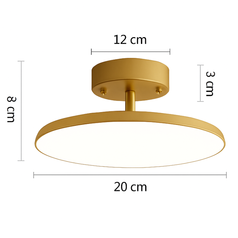 Dahlia Modern LED Ceiling Light Fixture – Rotatable Design for Versatile Illumination