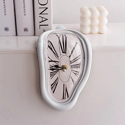 Dali Artistic Melting Shelf Clock – Unique Silent Surrealist Design for Home Décor