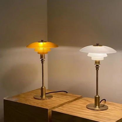 Danish Dimmable Table Lamp – Modern Iron & Glass Design for Any Room