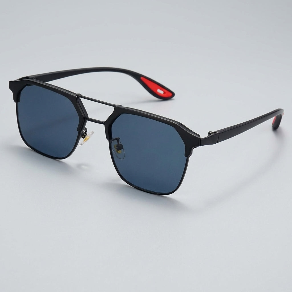 Orion Men's Stylish Sunglasses – Classic Clubmaster Design with UV400 Protection