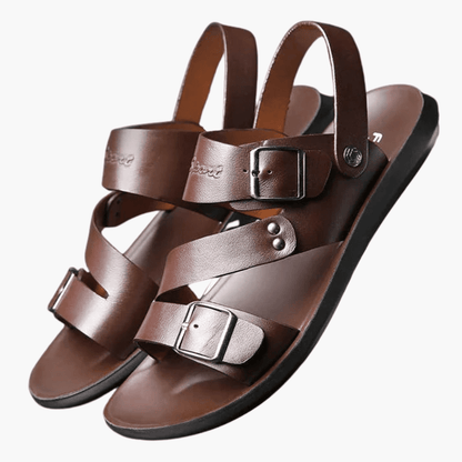 Dylan Men's Sandals – Adjustable Crossed Straps for Comfort in Summer
