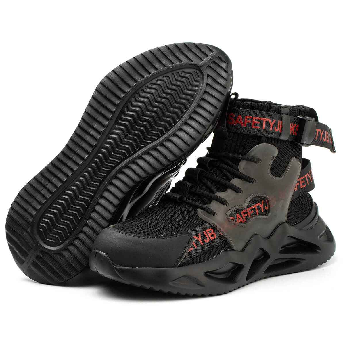 Dyno Men's Steel Toe Work Shoes – Comfortable Non-Slip Safety Footwear