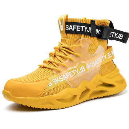 Dyno Men's Steel Toe Work Shoes – Comfortable Non-Slip Safety Footwear