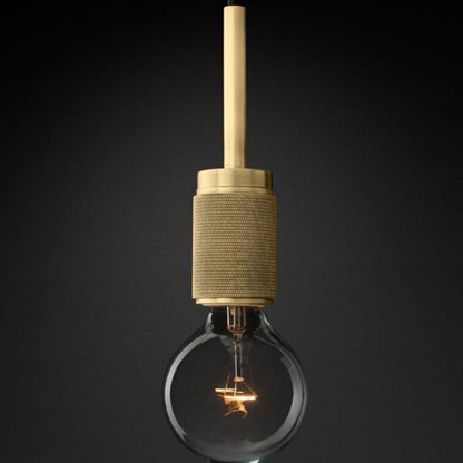 Torin Edison Modern Brass Glass Pendant Light – Adjustable Height for Stylish Rooms
